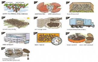 How chocolate is made in factory picture