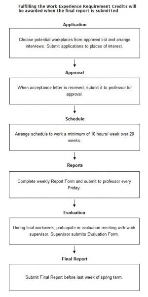 Work Experience Chart