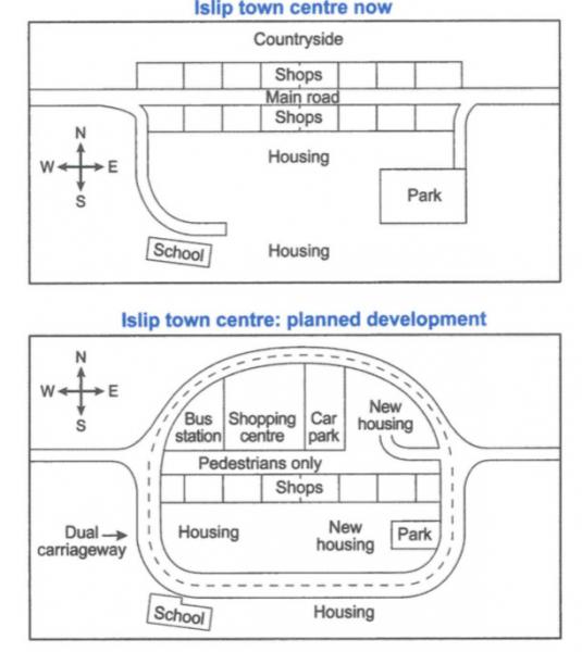 A Compare And Contrast Essay The Maps Below Show The Centre Of A Small Town Called Islip As It Essay Topics Essay On English Language also Sparta Essay Small Town Essay The Maps Below Show The Centre Of A Small Town Essay On Road Rage